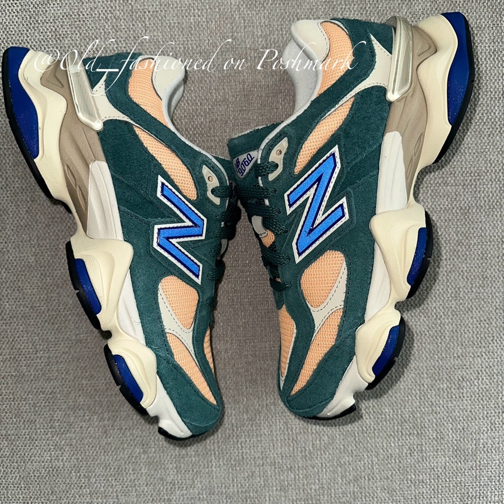 Price Firm - NEW BALANCE 9060 Unisex Sneaker in Green Multi - Picture 9 of 15